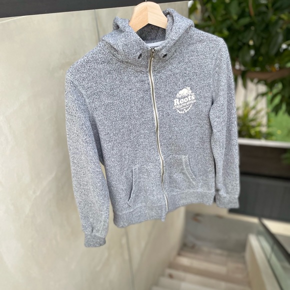 roots canada zip up logo sweatshirt - Picture 5 of 16